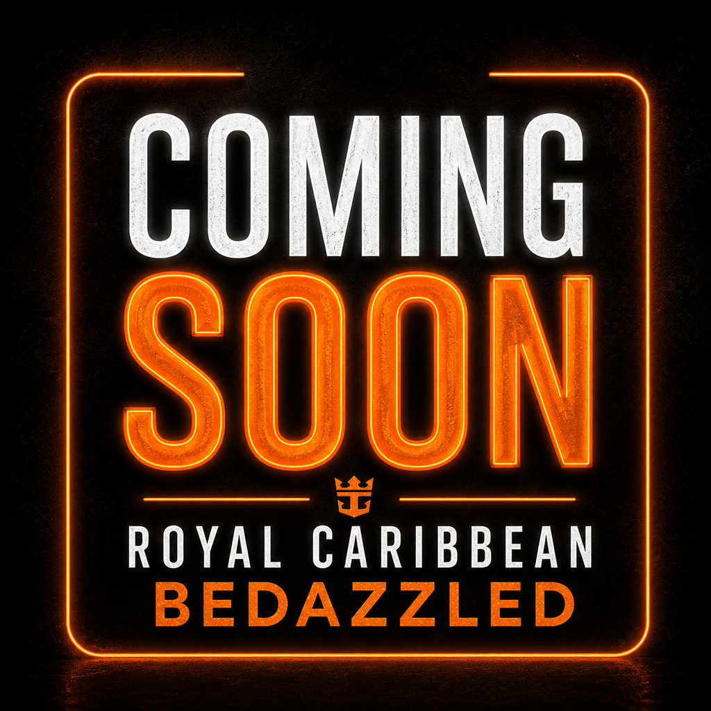 Bedazzled Royal Caribbean cruise duck, coming soon
