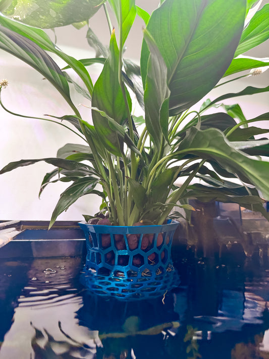 Hang on back plant holder
