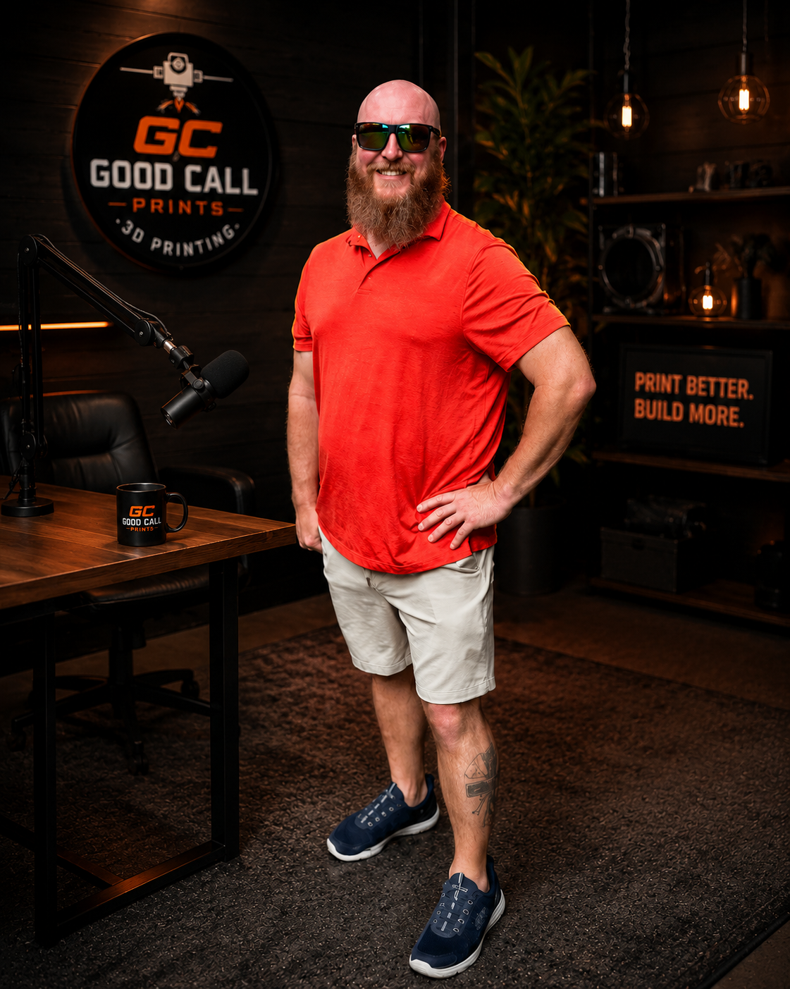 Kacey, owner of Good Call Prints 3D, a small 3D printing business