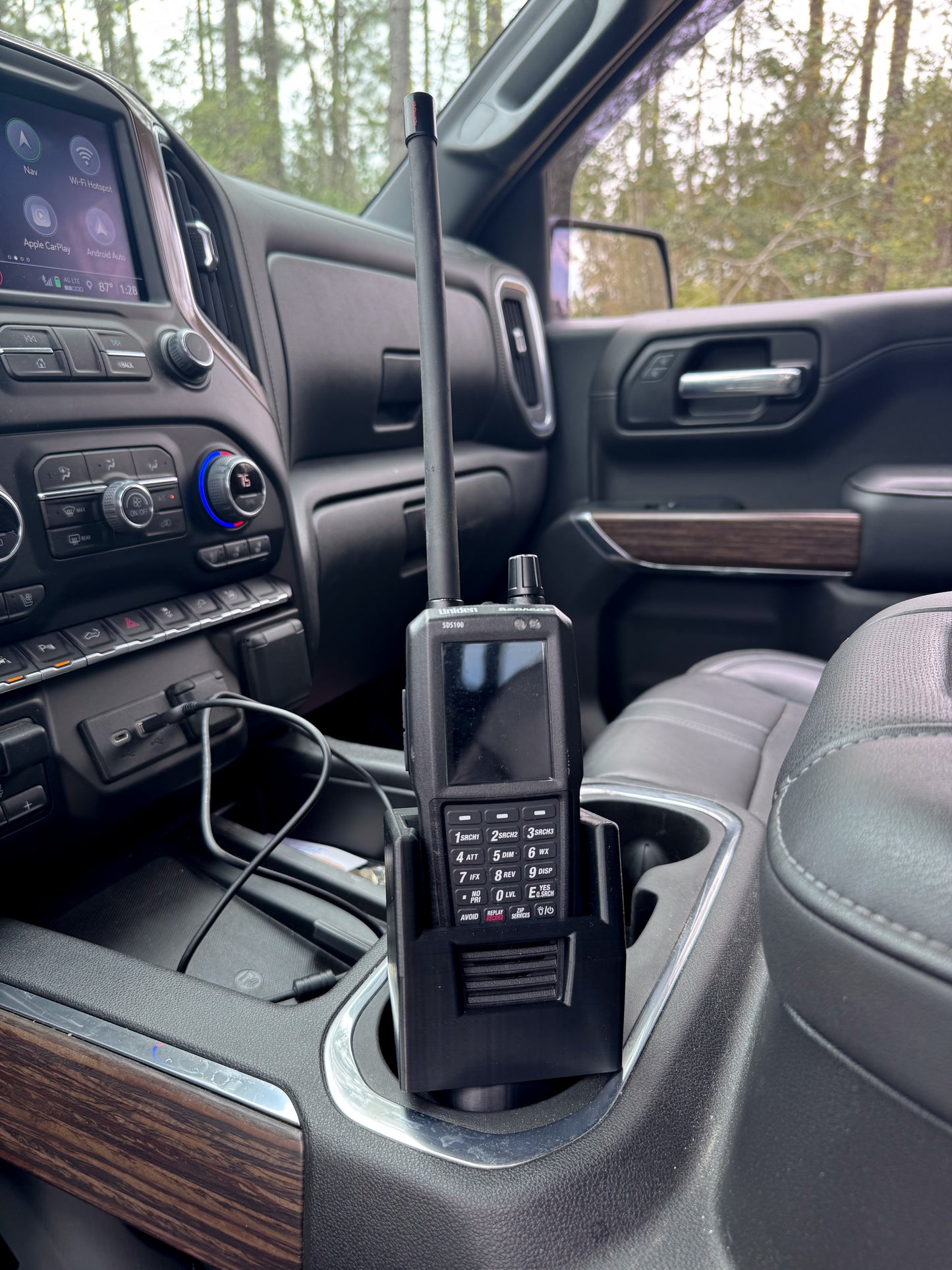 Uniden SDS-100 Scanner Car Cup Holder